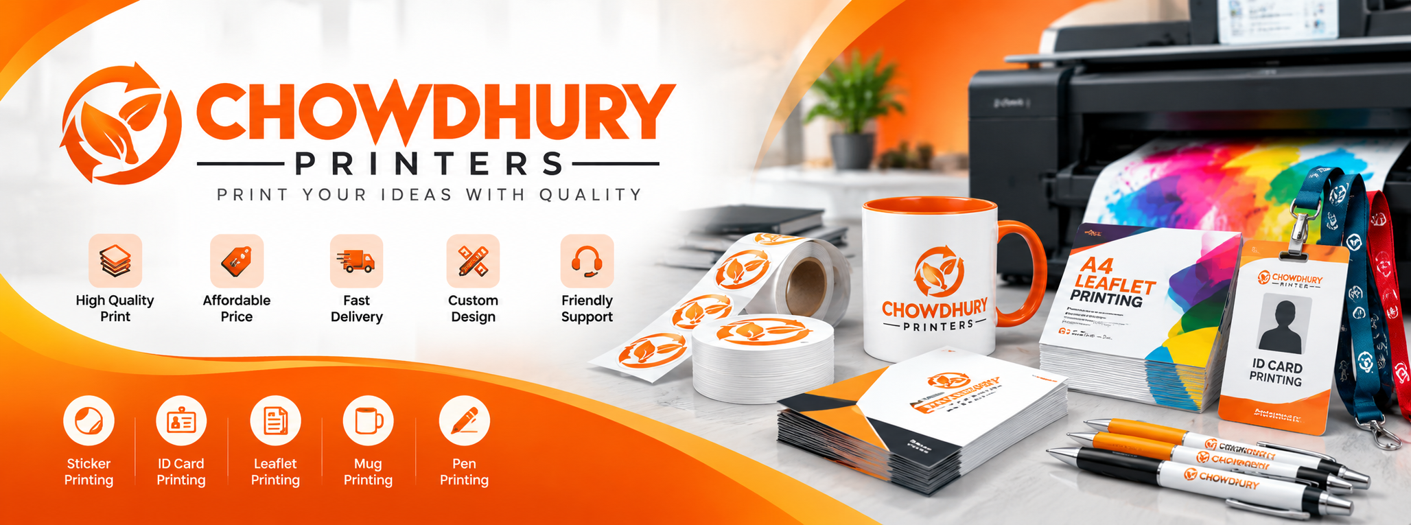 Chowdhury Printers Promotional Banner